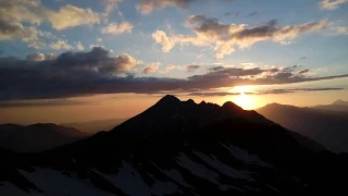 Закат на Роза Пик 🗻💚☀💙 моя Вселенная! 🙌🙏