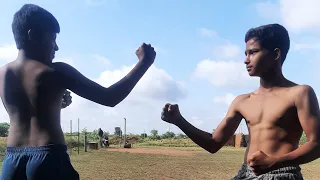 Bruce lee vs Chuck norris || kids version || Remake || Best Fight || #karatekid