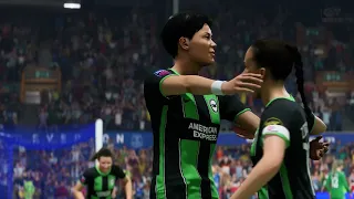 EA Sports FC 24 Gameplay: Everton F.C. vs Brighton & Hove Albion WFC - (Xbox Series X) [4K60FPS]