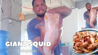 6 KILOS GIANT SQUID (Dalupapa) | BUHAY PROBINSYA | The Wagets