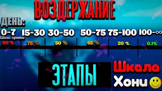 Этапы воздержания от 0 до 100 дней. Воздержание этапы.