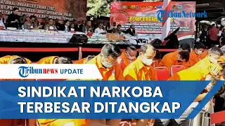 39 Orang Sindikat Narkoba Jaringan Internasional Terbesar di Indonesia Fredy Pratama Ditangkap