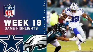 Cowboys vs. Eagles Week 18 Highlights | NFL 2021