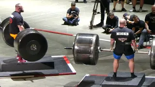 Oleksii Novikov vs Graham Hicks | Axle Deadlift | Europe's Strongest Man 2021