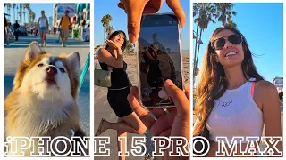 iPhone 15 Pro Max POV Photography at Venice Beach