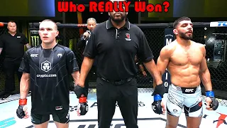 ROBBERY?!! Who REALLY Won (Kai Kara France vs Amir Albazi)