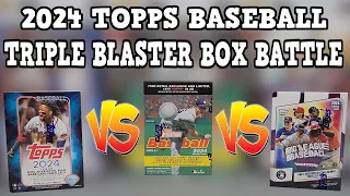 Baseball Blaster Box BATTLE! 2024 Topps Series 1 VS Heritage VS Big League Baseball Blaster Boxes!