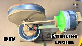 Homemade simple stiriling engine