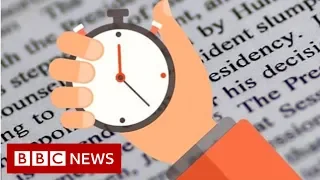 The Mueller report in 60 seconds - BBC News