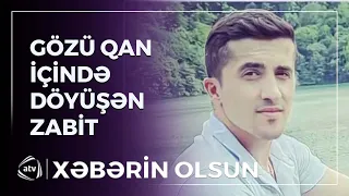 Gözü yaralansa da gülərək döyüşən zabit CANLI EFİRDƏ / Xəbərin olsun