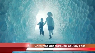 Ruby Falls Christmas Underground opens