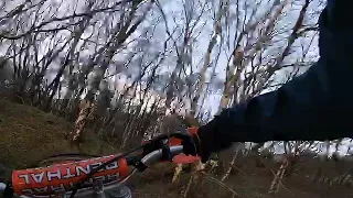 ktm exc125 following  husqvarna te250 3 minute enduro loop