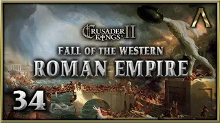 Crusader Kings 2 - Fall of the Western Roman Empire - Pt.34 "Taking the Last Provinces" [WTWSMS Mod]