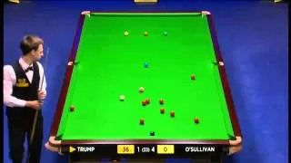 WSC 2013  RONNIE O'SULLIVAN vs JUDD TRUMP semifinal Frame6