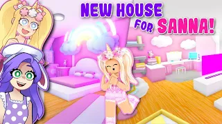 Building iamSanna A NEW Adopt Me HOUSE! (Roblox)