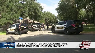 12 detained after police find weapons, meth, explosives on North Side