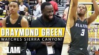 Draymond Green Watches Cassius Stanley & Sierra Canyon Go Off! 😈