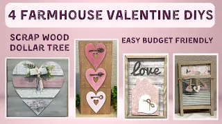 Farmhouse Valentine DIY Decor/Dollar Tree