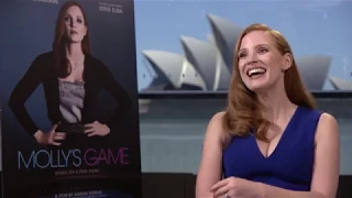 Empire Australia Interviews Jessica Chastain for Molly's Game