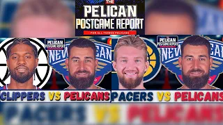 Pelicans can't maintain energy in Clippers Win, Beat on the road by Pacers 111-94