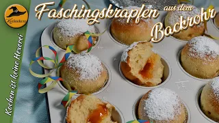 Faschingskrapfen aus dem Backrohr  ( so einfach und schnell gemacht )