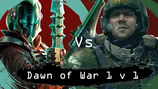 Dawn of War Soulstorm 1 v 1 Imperial Guard (Erenbeast) vs Eldar (Ethereal)