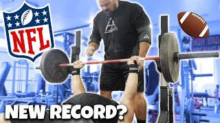 STRONGMEN VS NFL COMBINE | 225LBS FOR MAX REPS