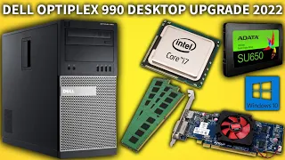 Dell Optiplex 990 SSD RAM GPU and CPU Upgrade 2022