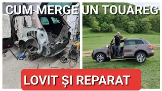 Cum merge un VW Touareg din 2️⃣0️⃣1️⃣4️⃣ lovit și reparat de Robert