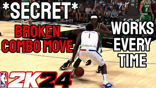 This Move Is UNGUARDABLE On NBA 2K24! Best MOVE To Get OPEN! Easy Dribble Move Tutorial! (2K24 TIPS)