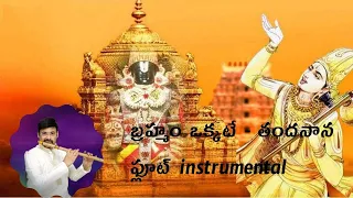 Bramham Okkate | Tandanaana ahi | flute instrumental | Nagaraju Talluri