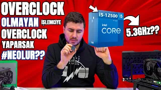 Overclock Olmayan İşlemciye OC Yaparsak NE OLUR? - i5 12500 (SONUÇLAR MANYAK) 🔥🔥