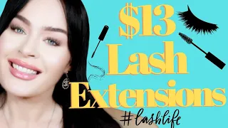DIY Lash Extensions at Home & Tutorial Under 5 Minutes! | FT LASHVIEW