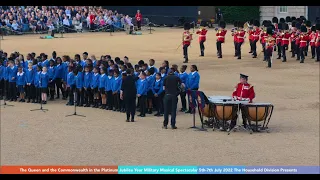 A song for the Commonwealth, Household Division Military Musical Spectacular 2022 @HorseGuardsParade