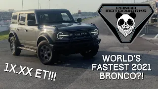 2021 Ford Bronco Drag Strip Test | How Fast Is It?!