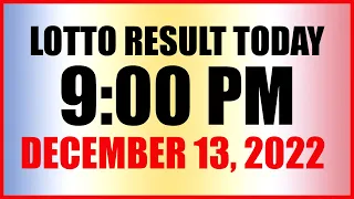 Lotto Result Today 9pm Draw December 13, 2022 Swertres Ez2 Pcso