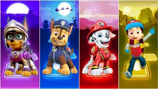 Super Paw Patrol - Chase Vs Marshall Vs Claw Vs Ryder | Tiles Hop EDM Rush