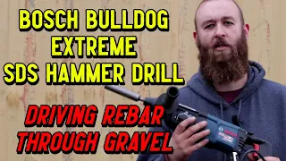 Bosch BullDog Extreme 1 Inch SDS Rotary Hammer Drill Initial Review by @GettinJunkDone