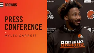 Myles Garrett: "There's still a lot of positivity in here" | Press Conference