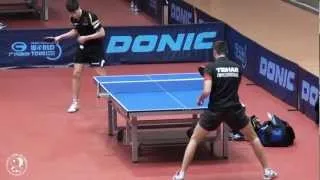 Spanish Open 2012: Dima and Samsonov training