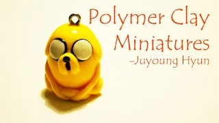 Polymer caly Miniatures 001.Adventure Time Jake - IpickubyJuyoung