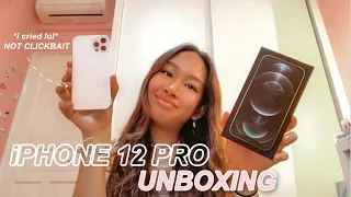 iPHONE 12 PRO UNBOXING + SET UP !!