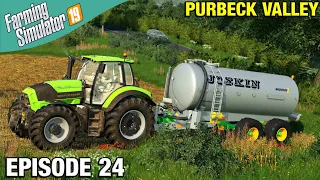 UPGRADING THE SLURRY SPREADER Farming Simulator 19 Timelapse - Purbeck Valley Farm FS19 Ep 24