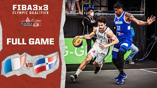 France v Dominican Republic | Men's - Full Game | FIBA 3x3 Olympic Qualifier