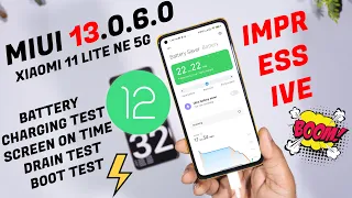 Xiaomi 11 Lite NE 5G Battery Drain Test after MIUI 13.0.6.0 Update, Charging, Boot & Backup Test