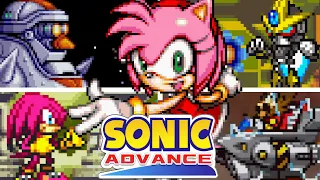 SONIC ADVANCE SERIES - All Bosses (As Amy)