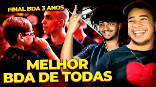 React NOVENTA, KANT e SALVADOR x TAVIN, BMO e THIAGO (BDA 3 ANOS - GRANDE FINAL) | Ei Brothers