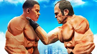 BUFF FRANKLIN vs BUFF TREVOR In GTA 5 (Attack)