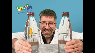 Der selbst gebaute Flaschentaucher | MiniLab | Experimente für Kinder