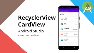 Android Studio 4.0 - RecyclerView con CardView tutorial completo | Diseño Material 2020